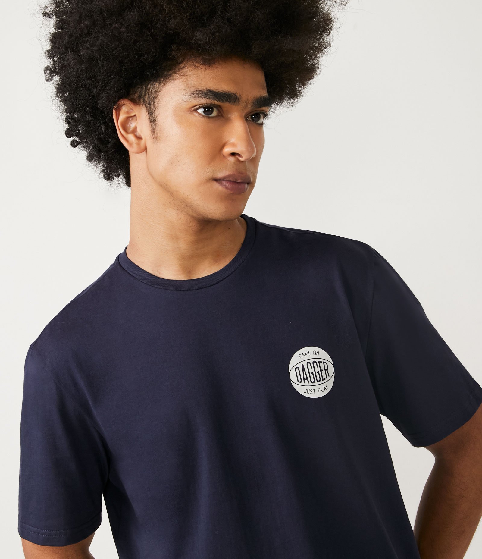 Camiseta em Meia Malha com Estampa Bowl Eastside Azul 4