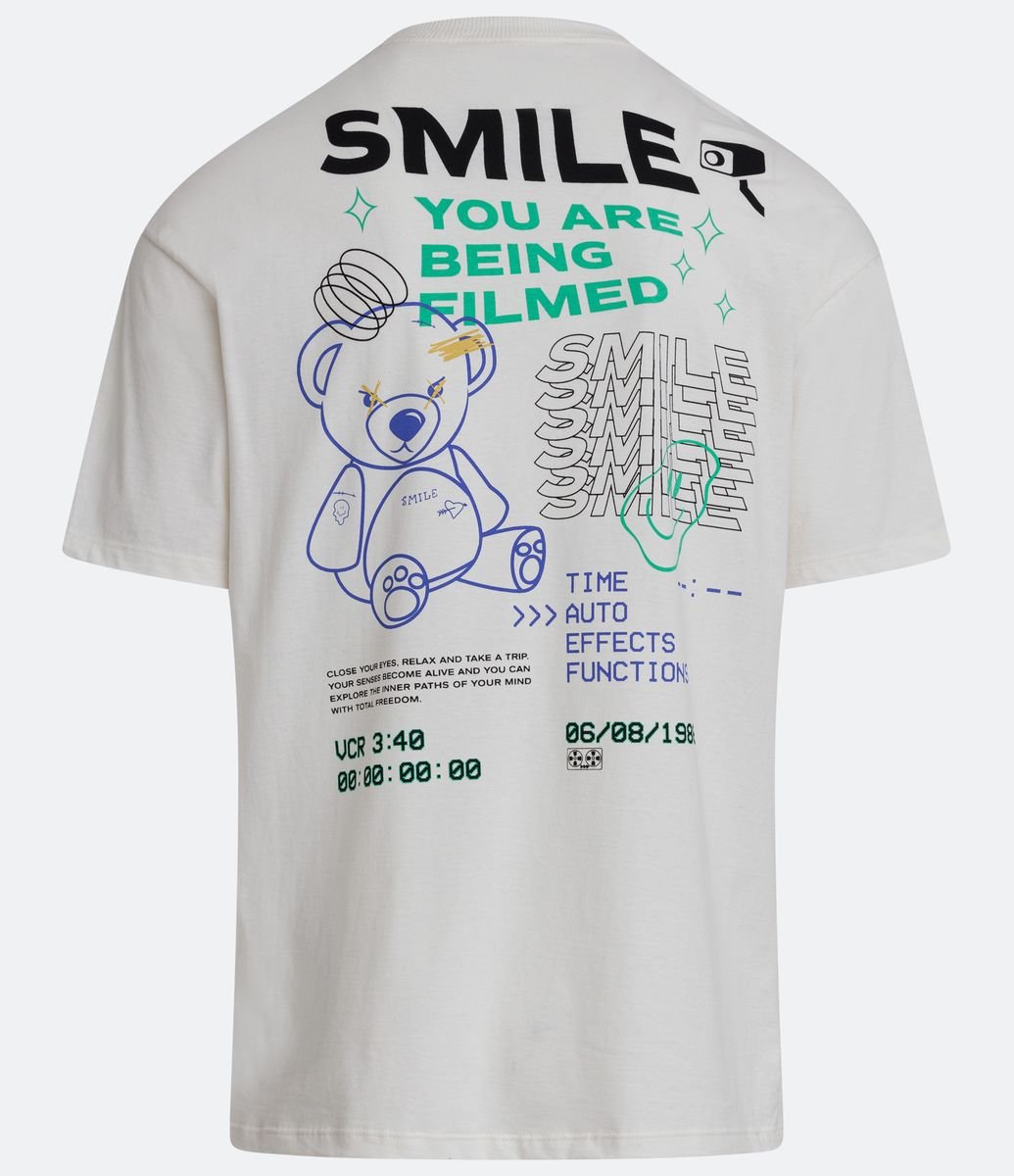 Camiseta T-Shirt Unissex Eestampada Algodão Bling Smile - Nexstar