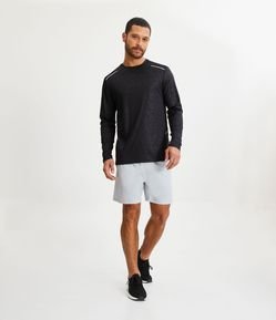 Bermuda Deportiva con Cintura Elástica y Pequeño Bolsillo con Cremallera