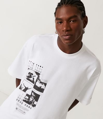 Camiseta Relaxed em Algodão Malhão com Estampa Rapper Stay True Menor preço em Camiseta Relaxed em Algodão Malhão com Estampa Rapper Stay True
