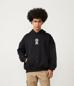 Blusão Moletom com Estampa de Basquete