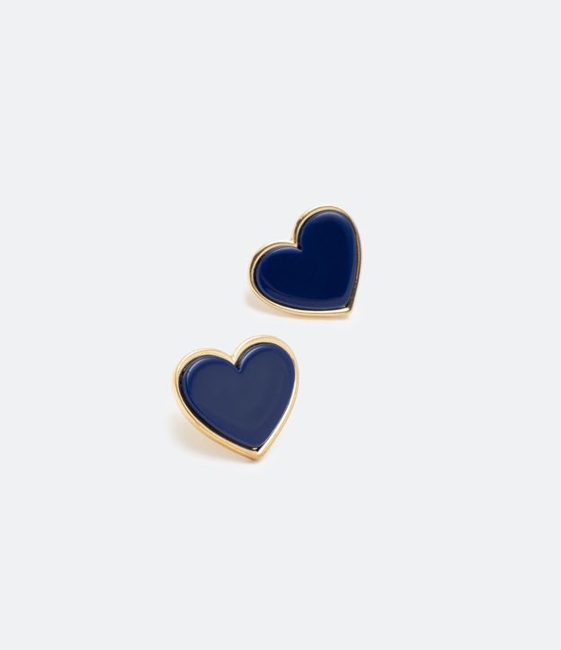 Caravana Pequeña con Formato de Corazón en Resina Azul 1