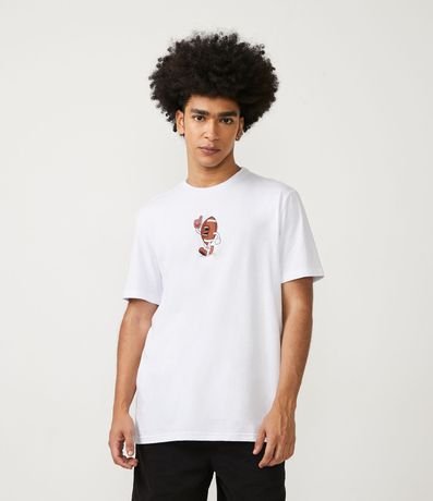 Camiseta Esportiva Futebol Americano Manga Curta Preto