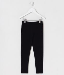 Calça Legging Básica Infantil em Molecotton com Forro Quentinho - Tam 5 a 14 Anos