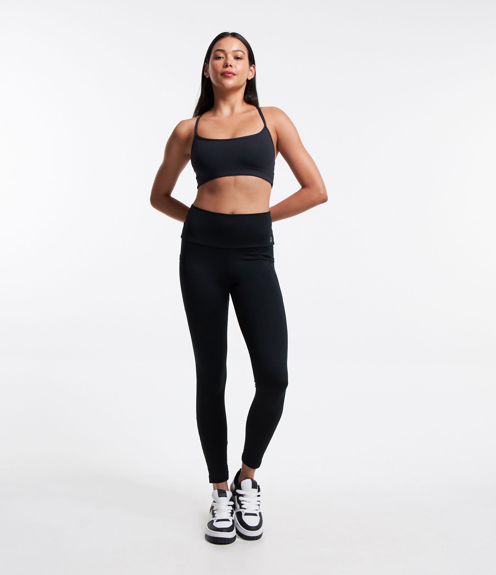 Calça Legging Esportiva Térmica com Bolsos Preto 1