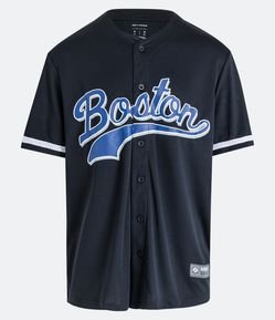 Camiseta Esportiva de Beisebol com Estampa Boston Player 9