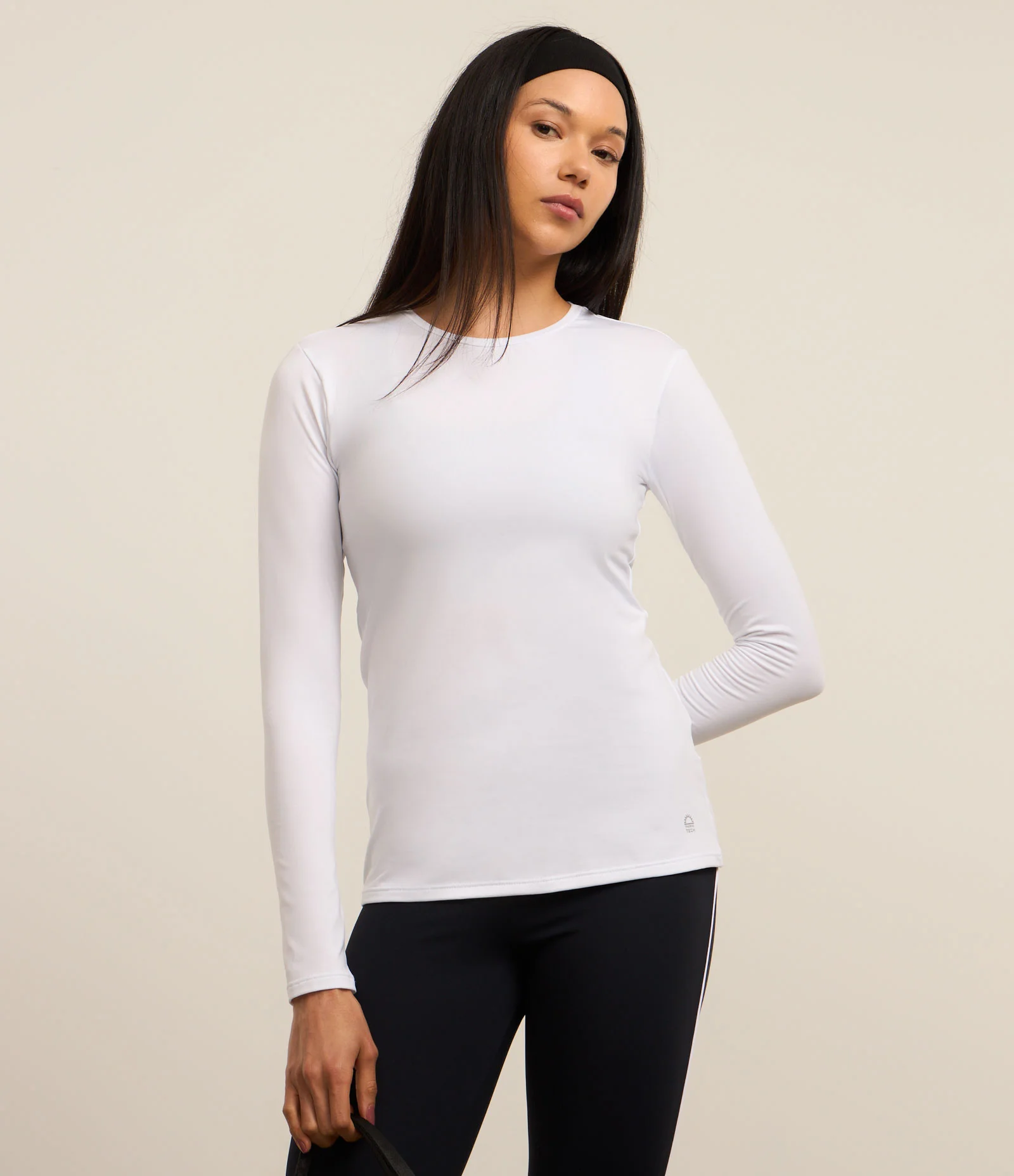 Camiseta Esportiva Térmica Básica Branco 1