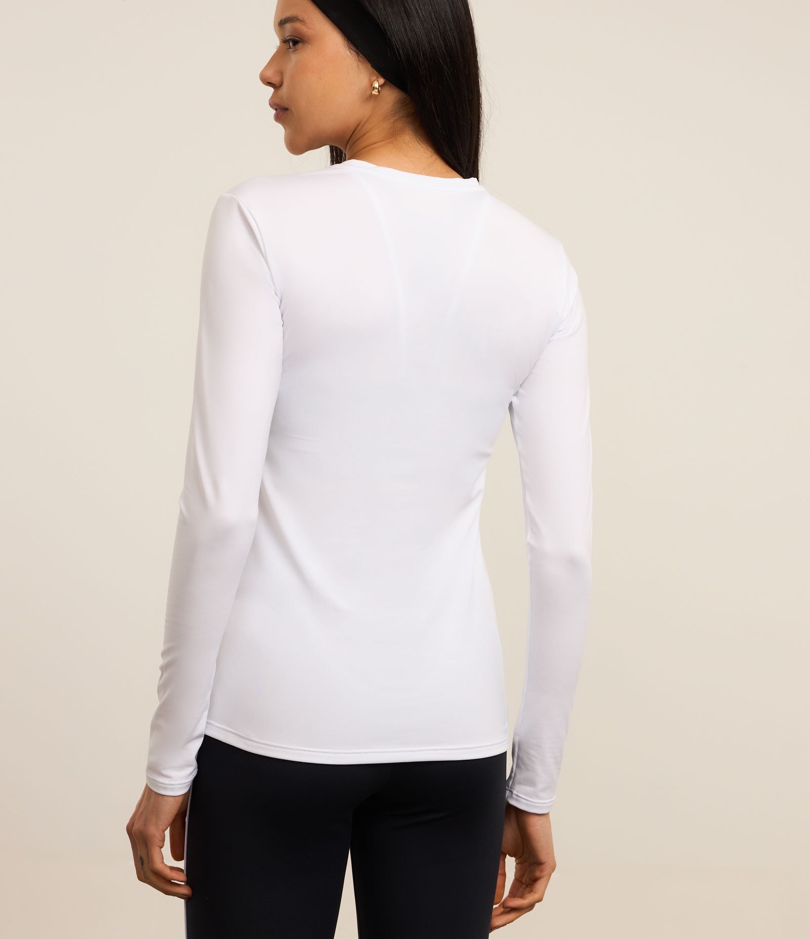Camiseta Esportiva Térmica Básica Branco 3