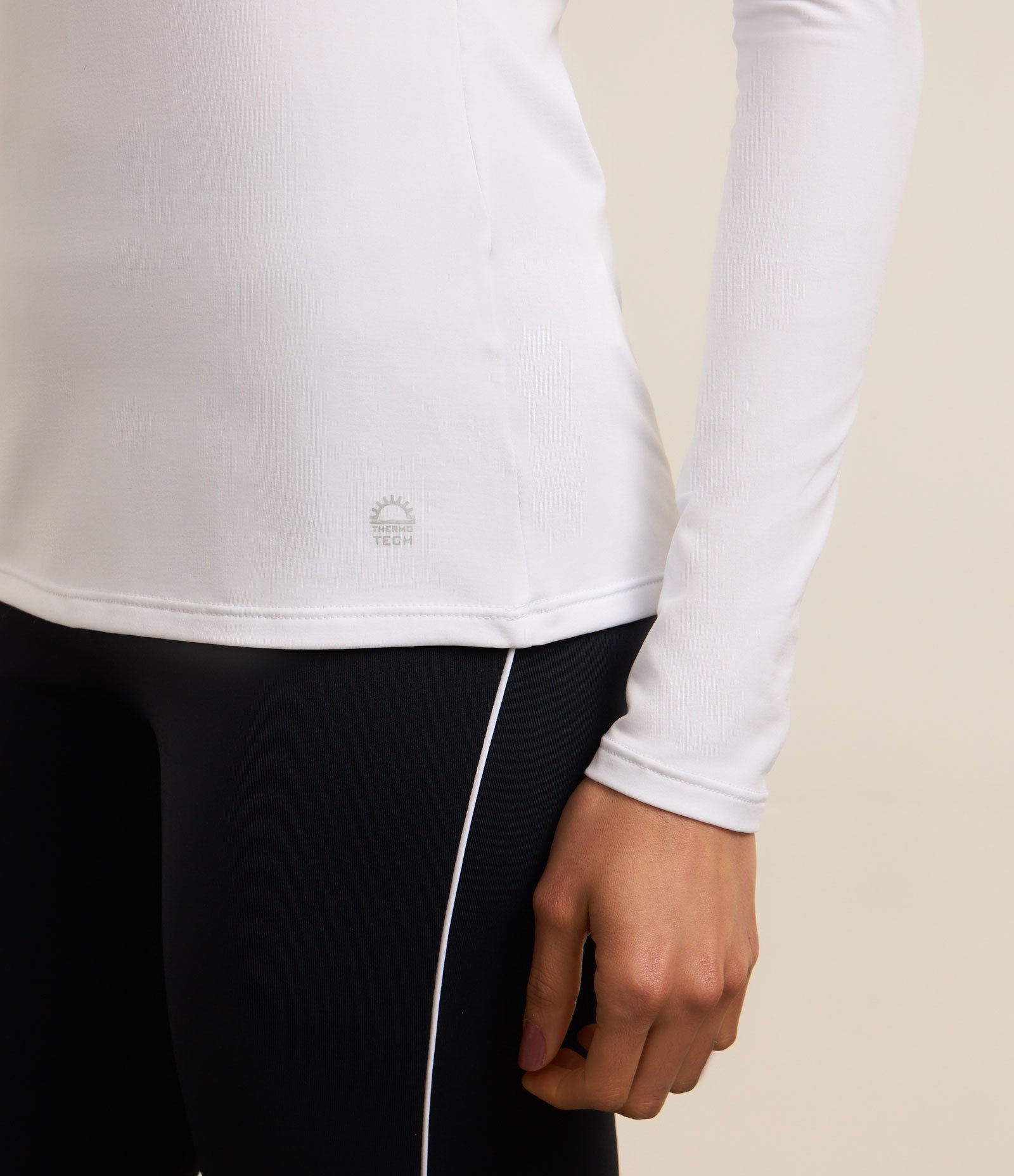 Camiseta Esportiva Térmica Básica Branco 4
