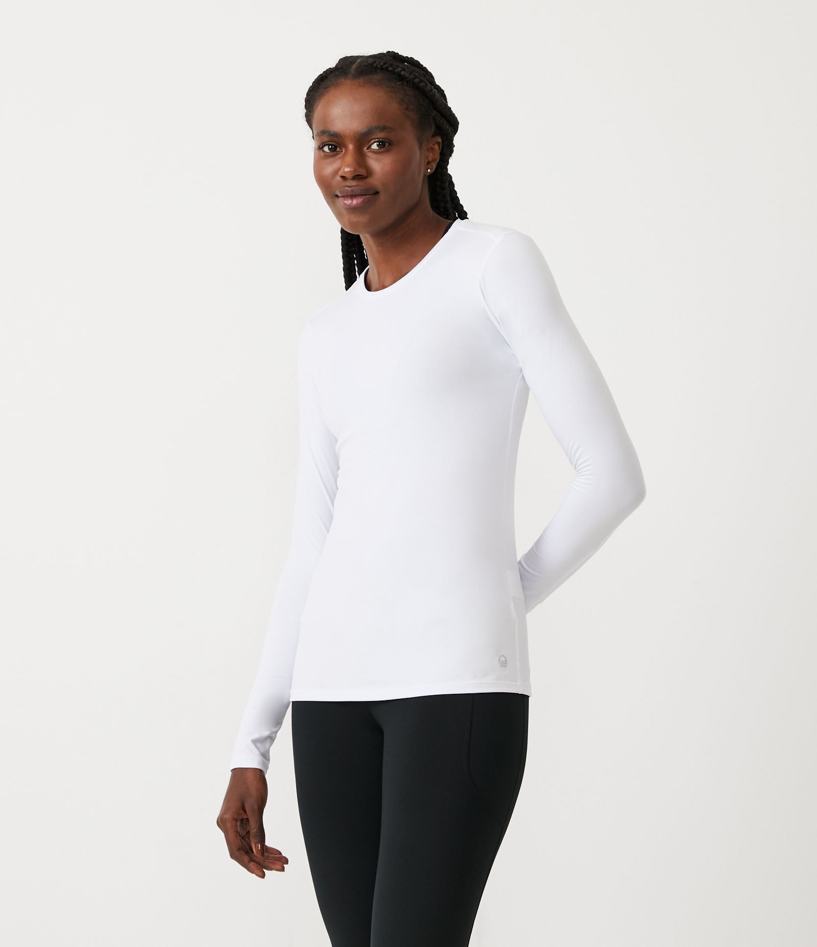 Camiseta Esportiva Térmica Básica Branco 1