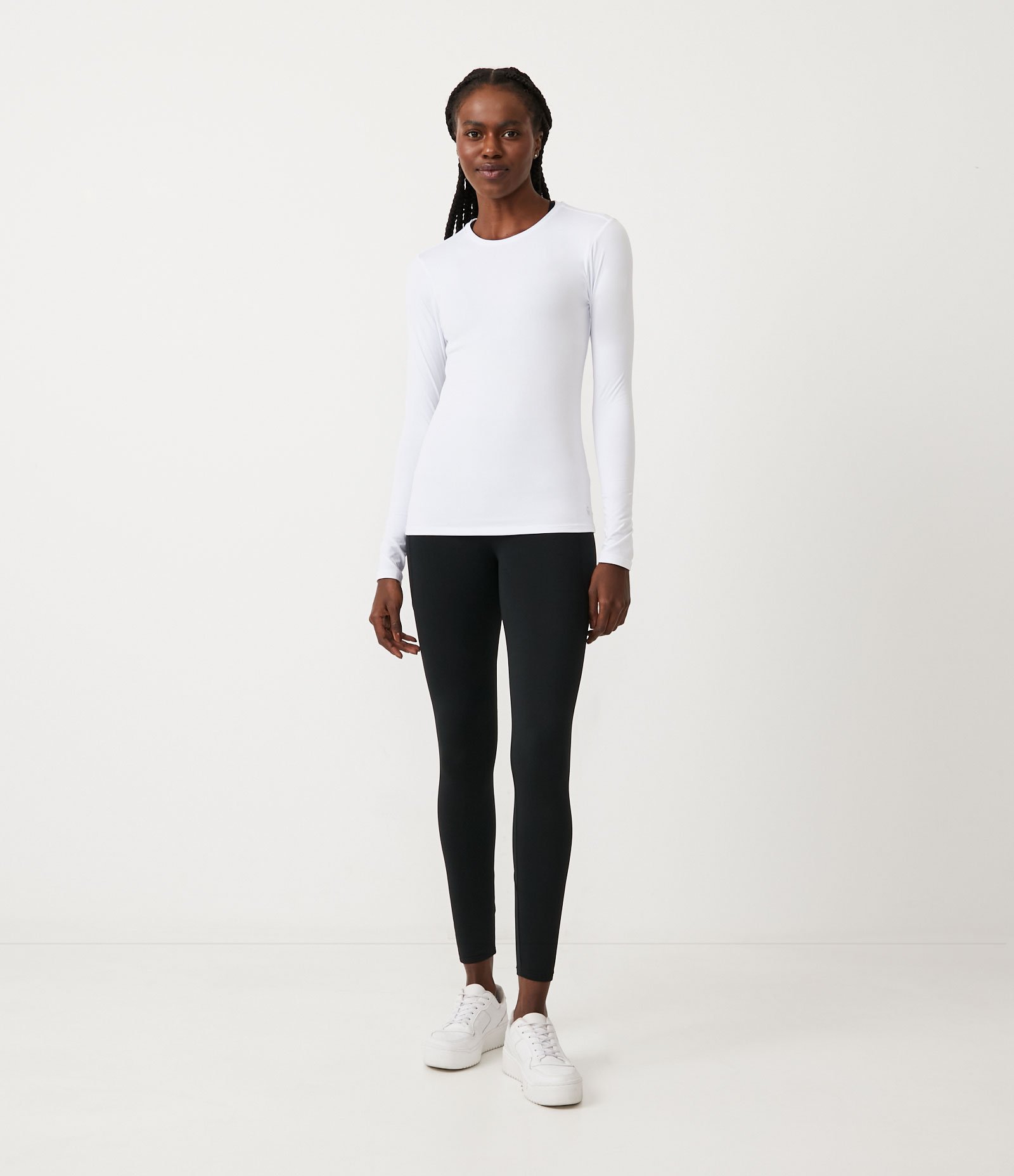 Camiseta Esportiva Térmica Básica Branco 2