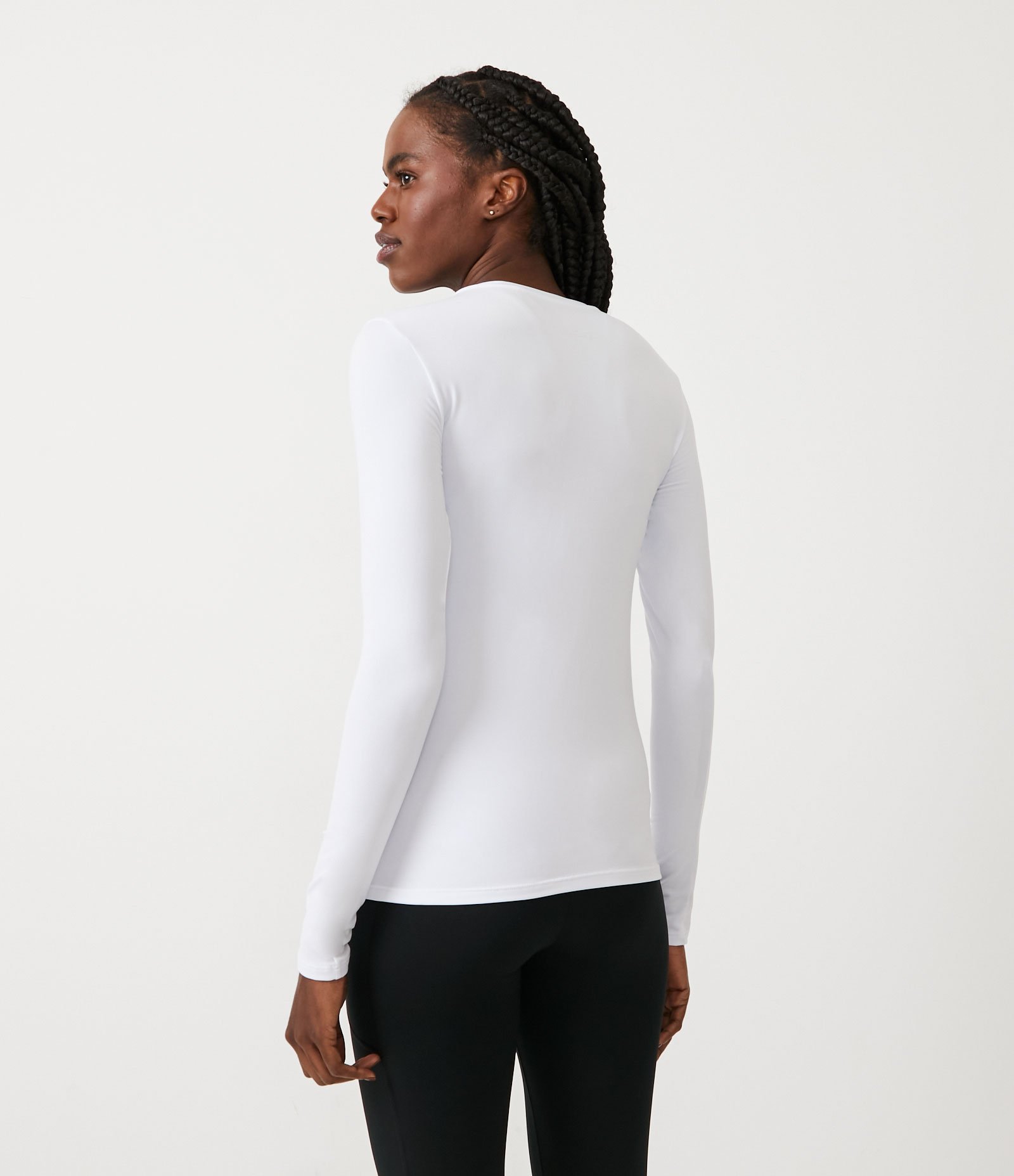 Camiseta Esportiva Térmica Básica Branco 3