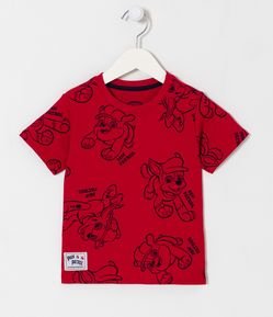 Camiseta Infantil com Estampa da Patrulha Canina - Tam 2 a 5 Anos