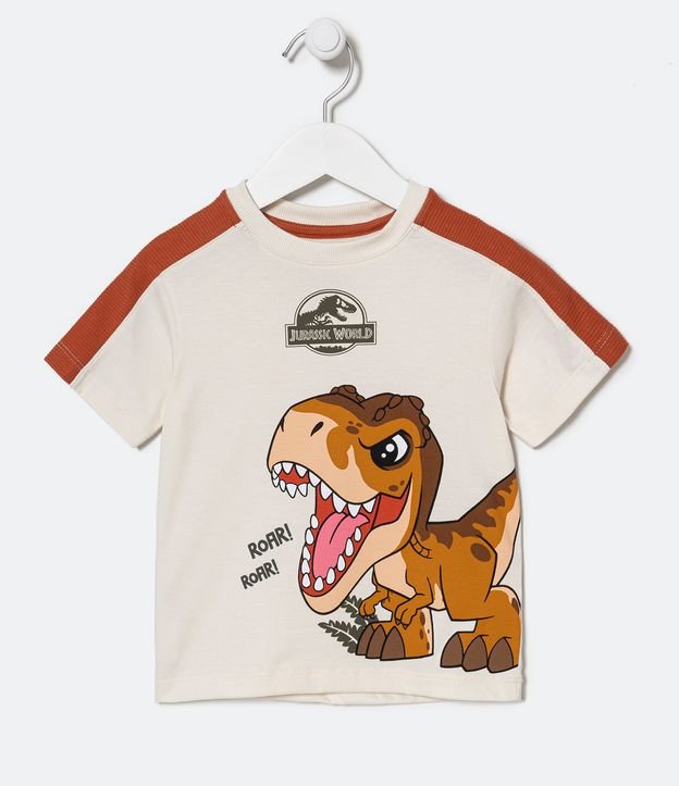 Camiseta Infantil Estampa Jurassic World - 1 a 5 Anos