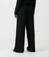 Imagem miniatura do produto Pantalón Wide Leg en Lino con Pliegues Delanteros Negro 4