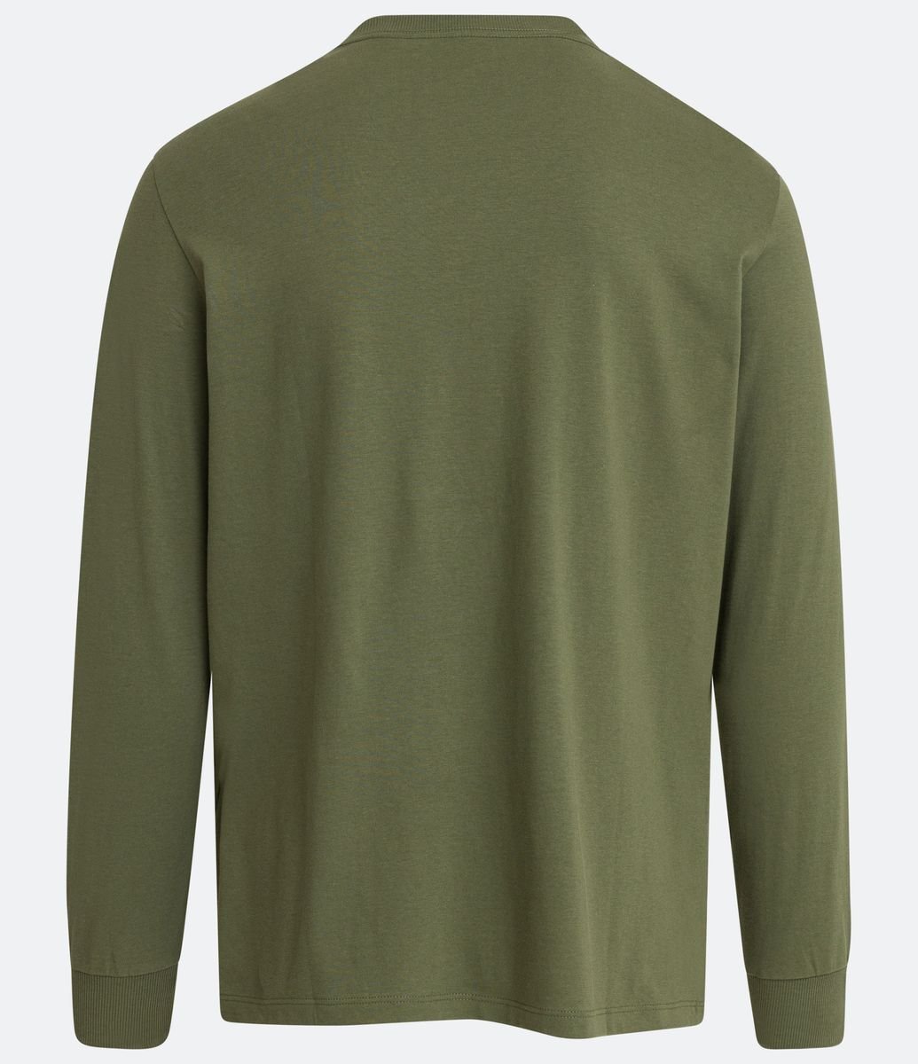 388CMLV Camisa verde poliéster/algodón 95 gr. Marga larga