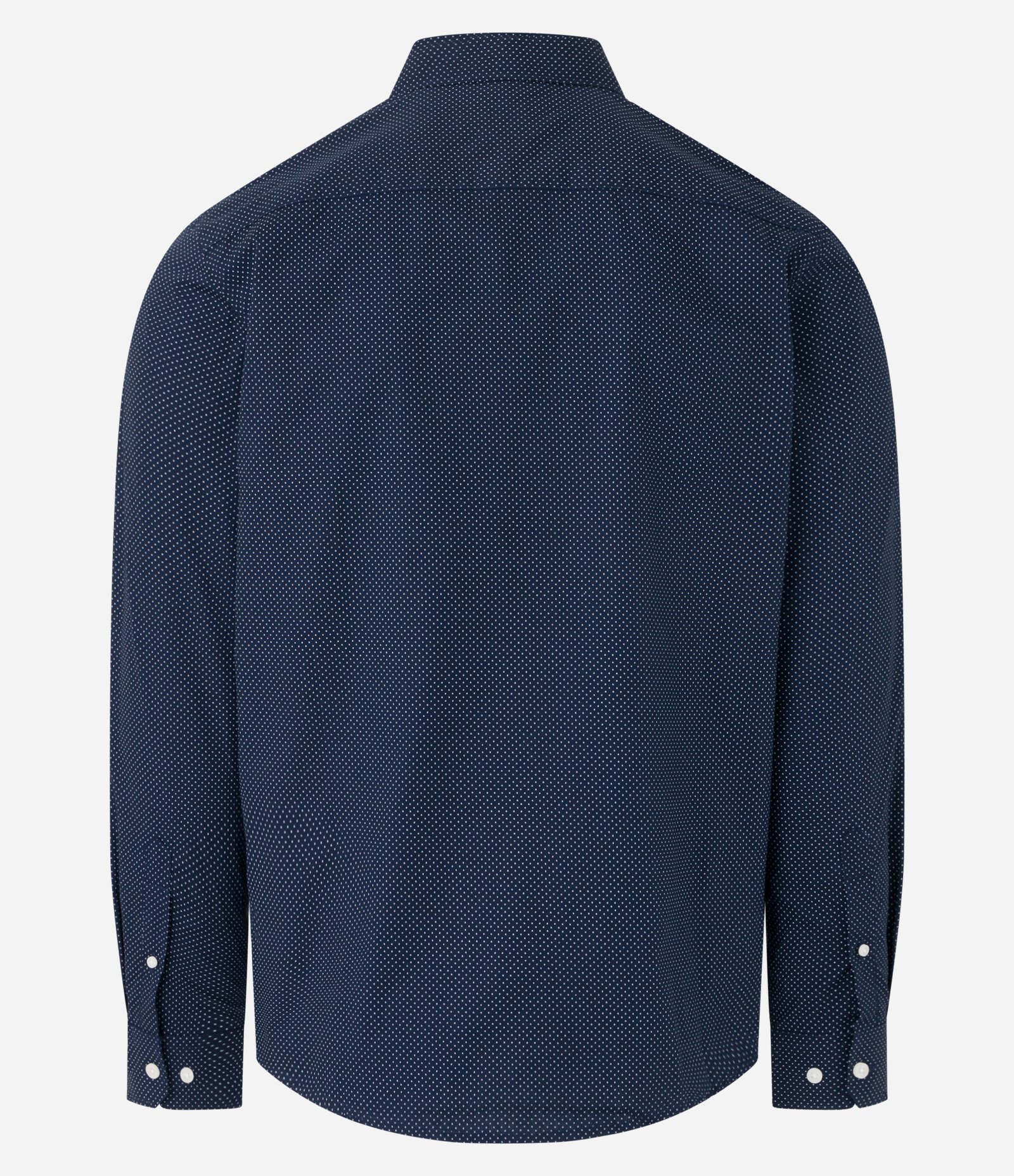 Camisa em Tricoline com Mini Poás Estampados Azul 6