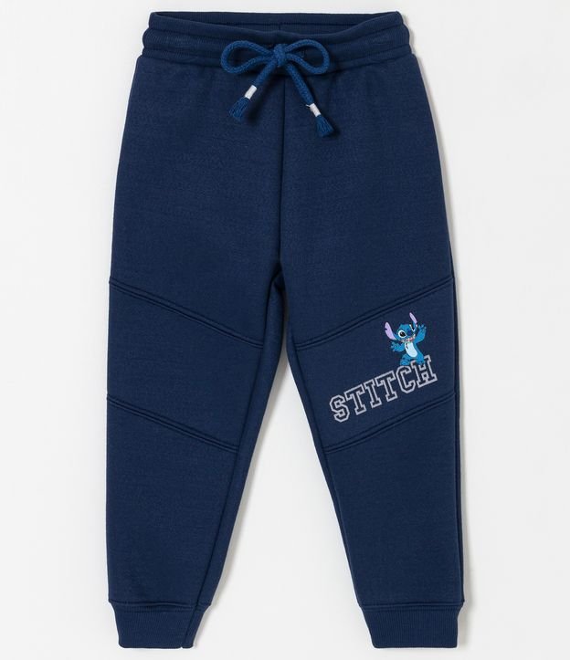 Conjunto Infantil Estampado Stitch College - Talle 1 a 5 años Azul 4