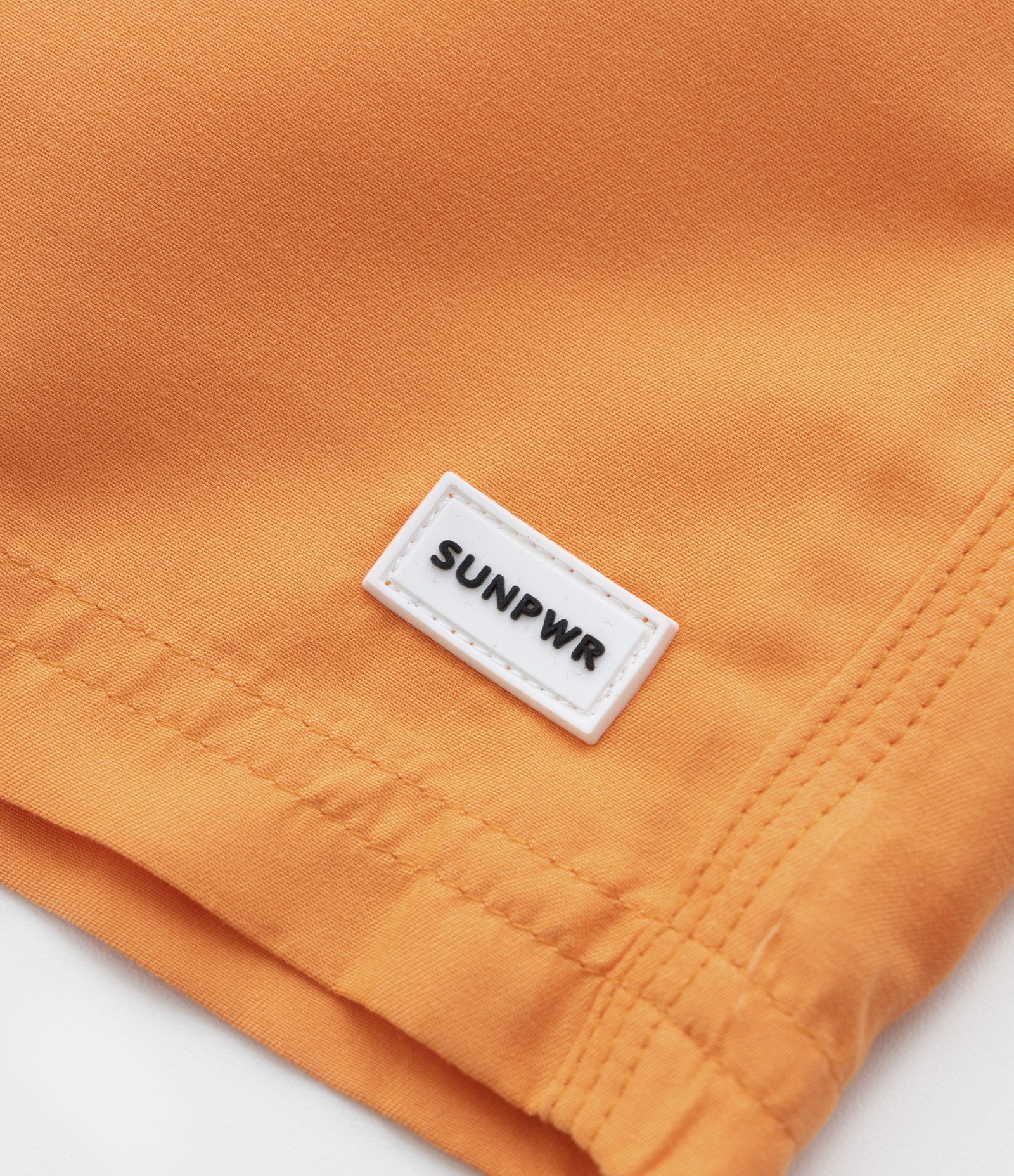 Bermuda de Banho Infantil com Etiqueta Emborrachada - Tam 5 a 14 anos Laranja 3