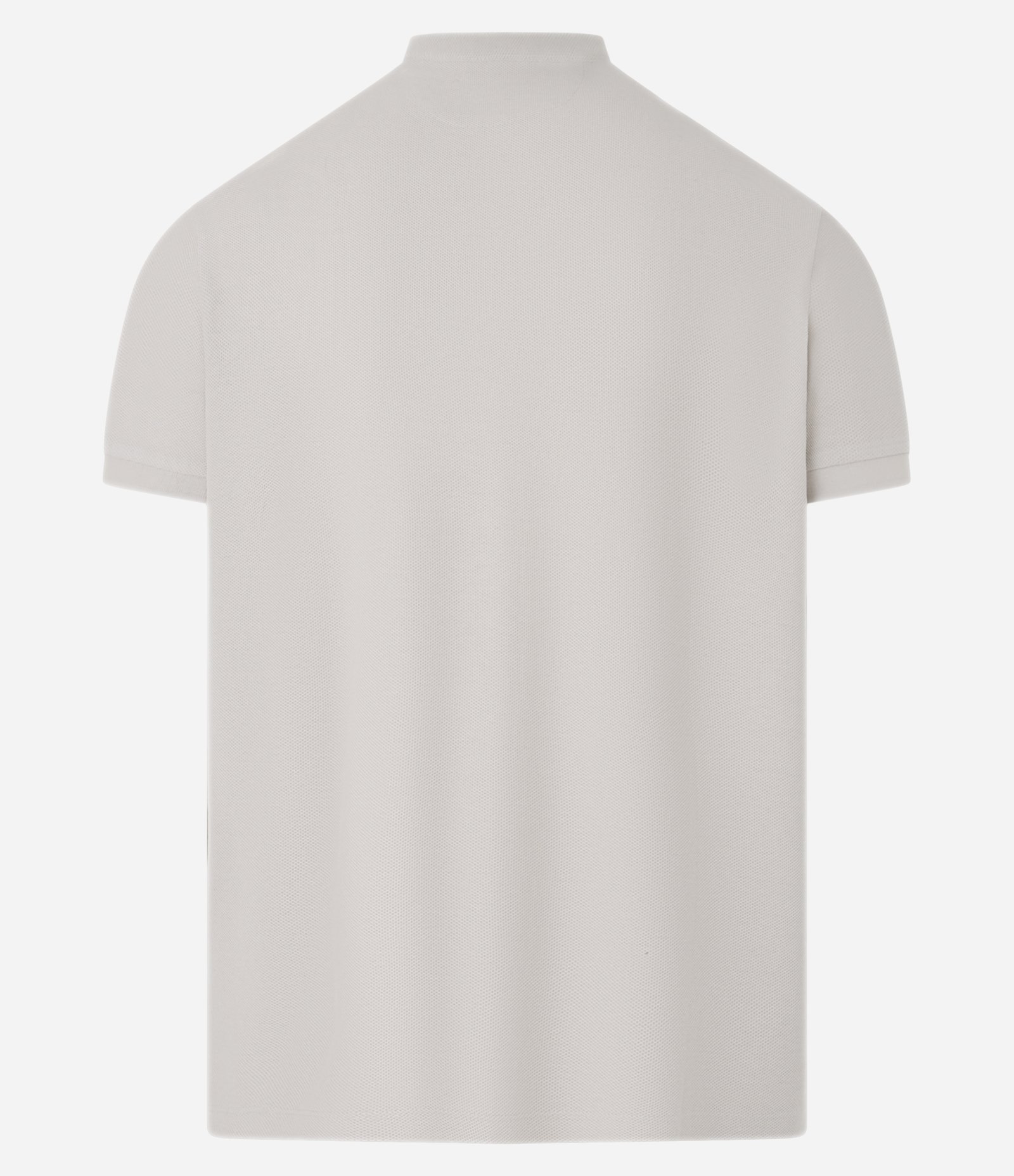 Camisa Polo Slim em Piquet Texturizado Bege Claro 7