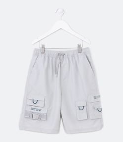 Bermuda Infantil com Bolsinhos Utilitários - Tam 5 a 14 anos