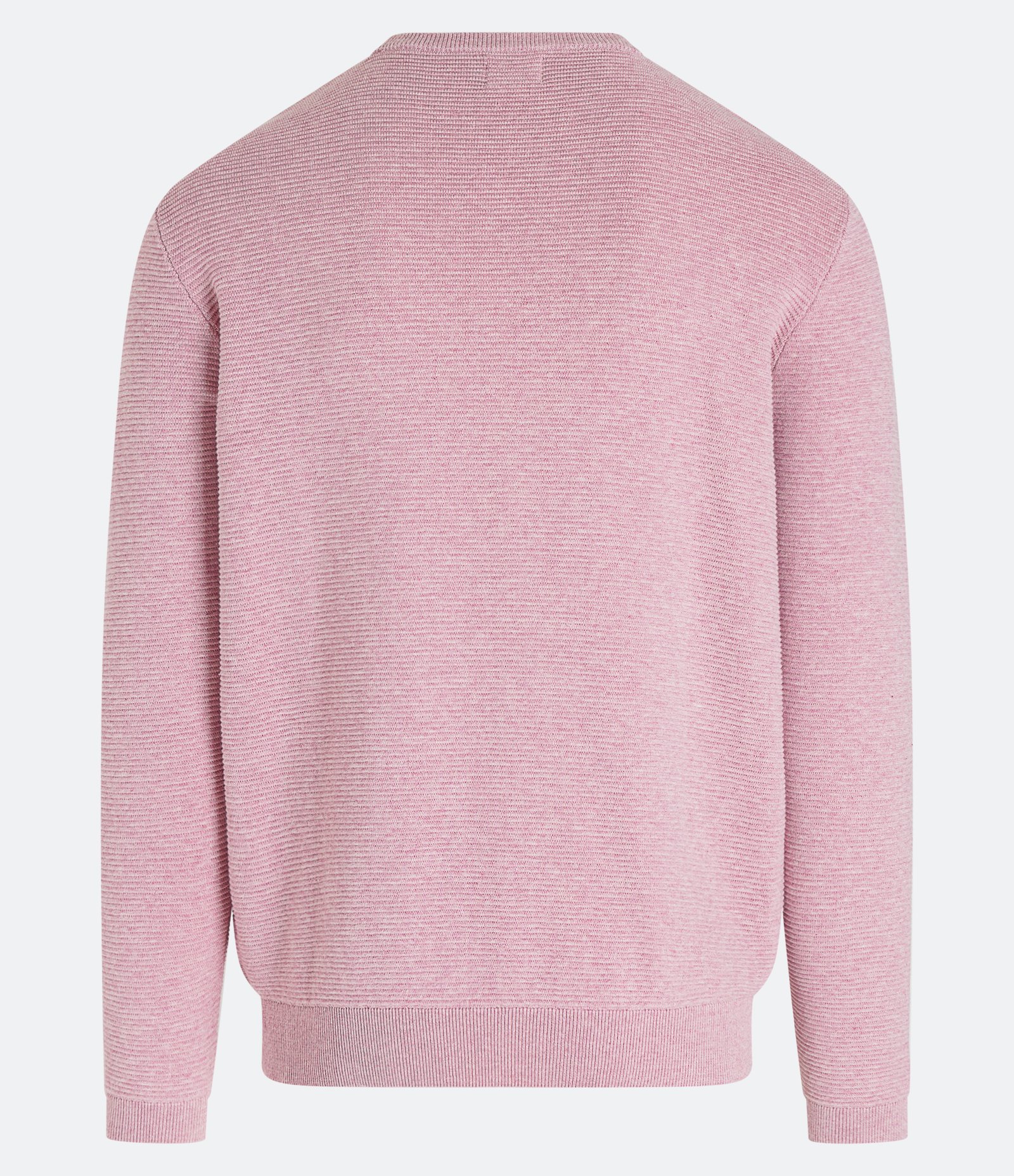 Suéter Comfort em Tricô com Texturizado Rosa 8