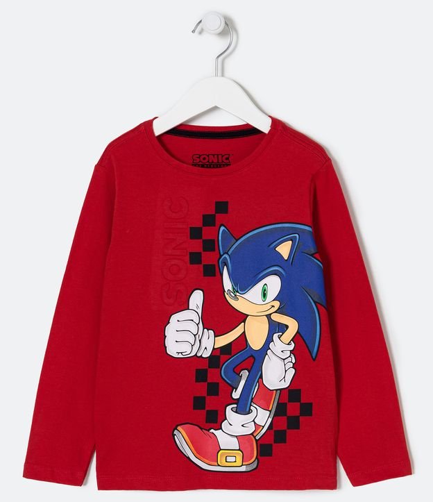 Camiseta Sonic Infantil