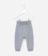 Imagem miniatura do produto Pantalón Infantil en Algodón y con Felpa - Talle 0 a 18 meses Gris 3
