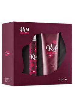 Kit Colonia Kit Deo Colônia Kiss Me More 30ml + Hidratante Corporal 240ml