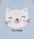 Imagem miniatura do produto Body Infantil de Lunares Estampado Carita de Gato - Talle RN a 18 meses Azul 3