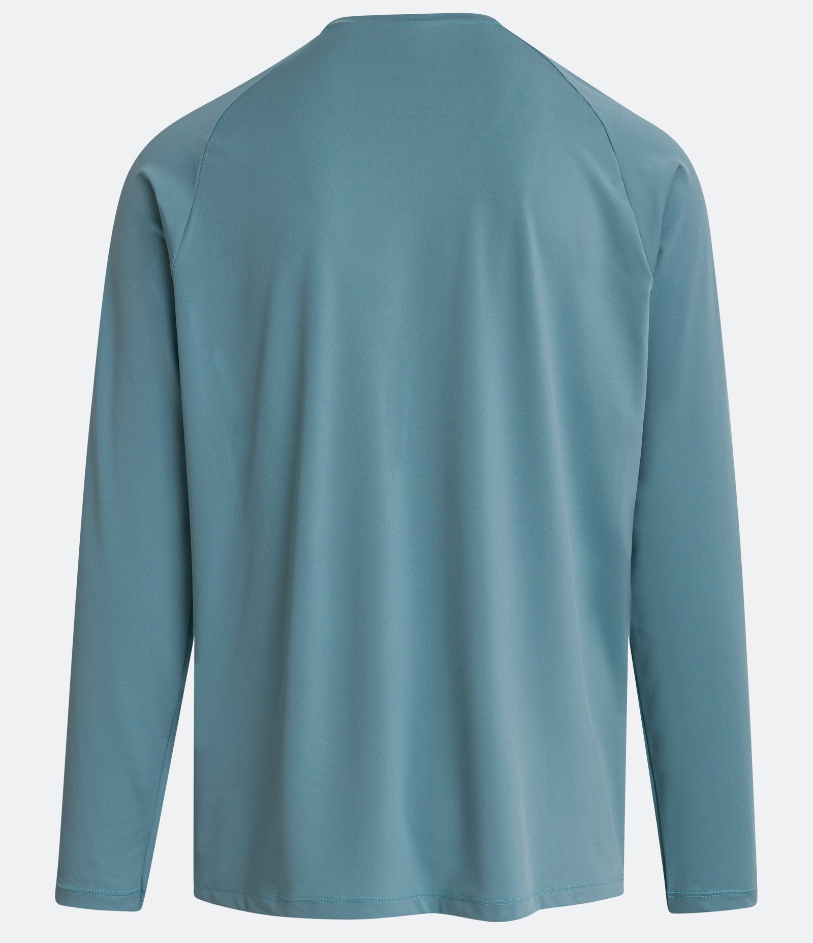 Camiseta Esportiva com Cava Raglan e Lettering na Manga Azul Mineral 2