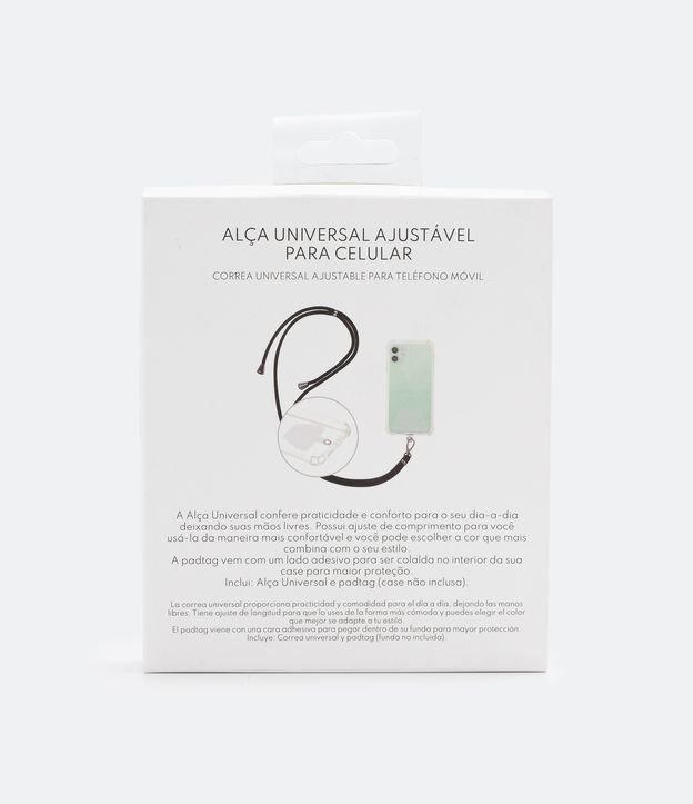 Asa Ajustable Delgada para Móvil Blanco/Negro 3