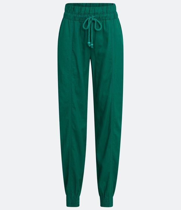 Calça Jogger em Liocel com Cós Elástico