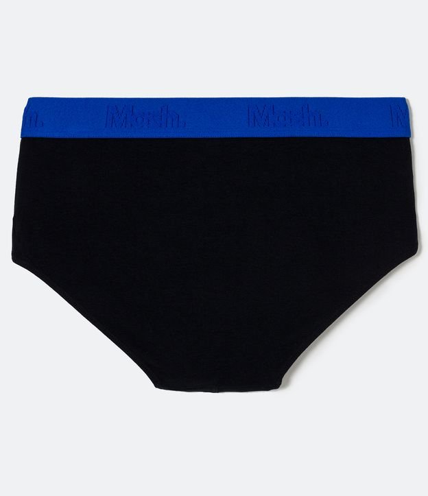 Calzoncillo Slip en Algodón con Cintura Elástica Mash Azul 2
