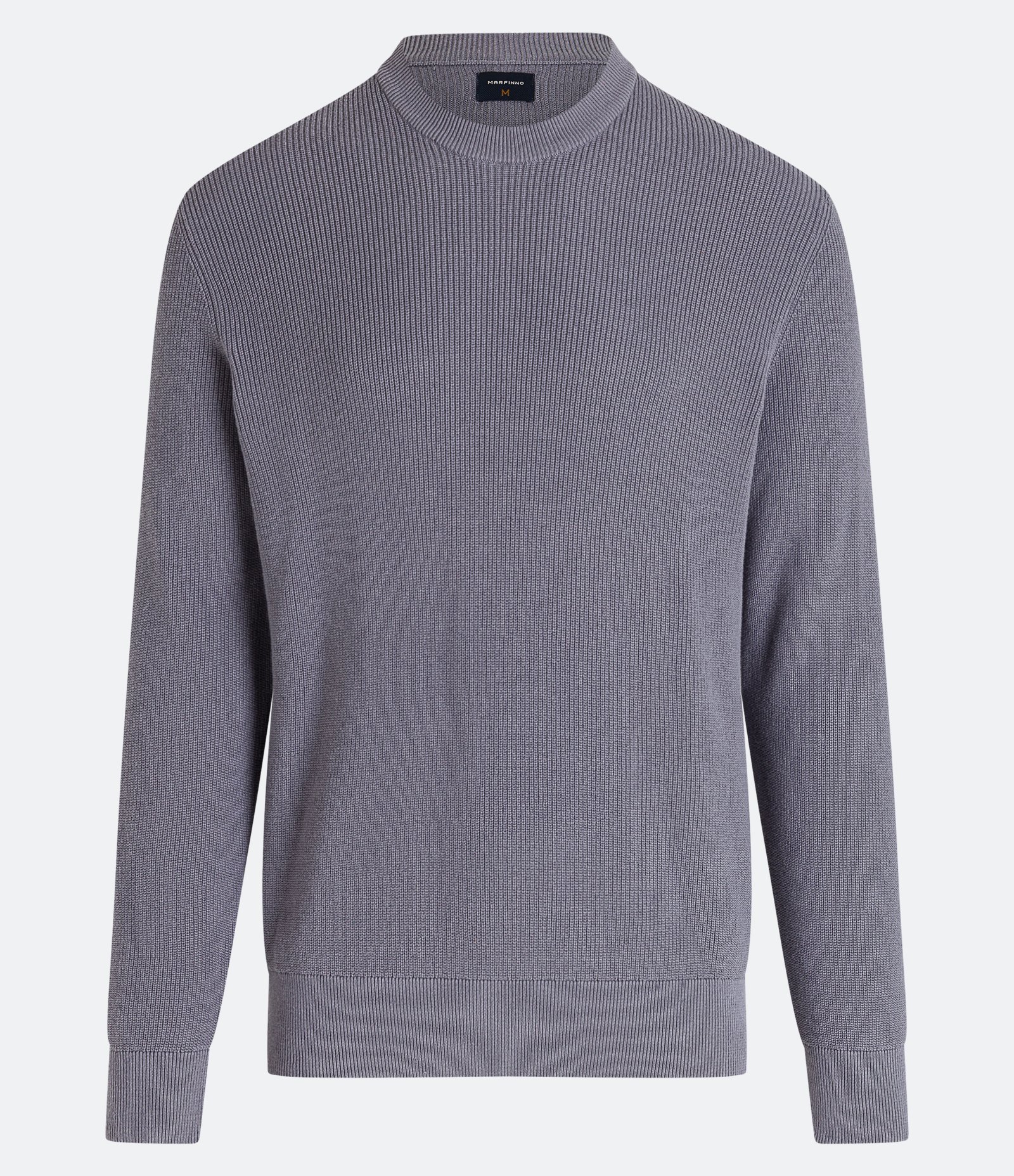 Suéter Comfort em Tricô com Textura e Gola Redonda 6