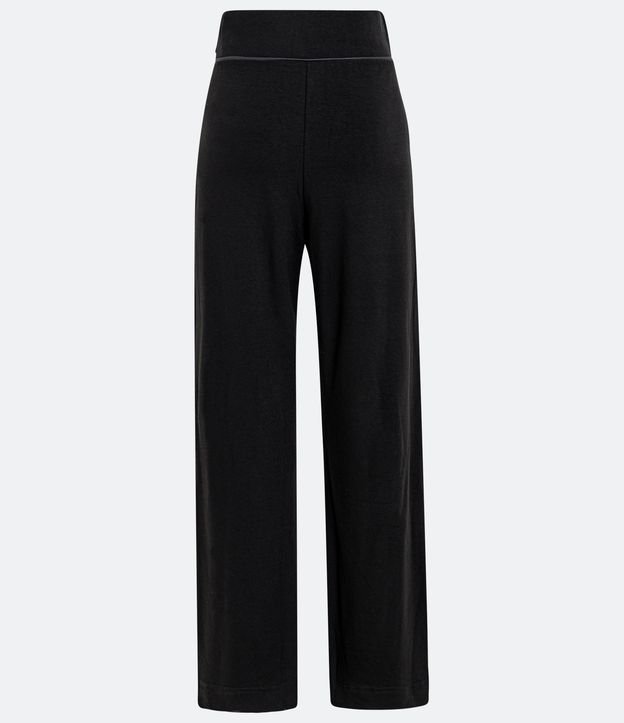 Calça Moletinho Pantalona Wide Leg Cintura Alta Feminina Roupa Blogueira  Moda Inverno - Escorrega o Preço
