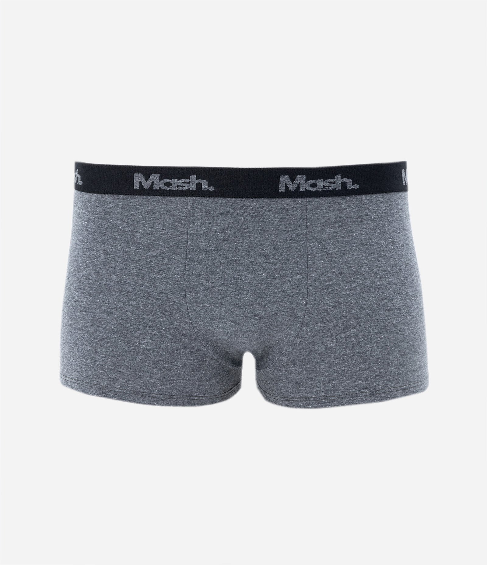 Cueca Boxer em Algodão com Elástico Contrastante Mash Cinza 1
