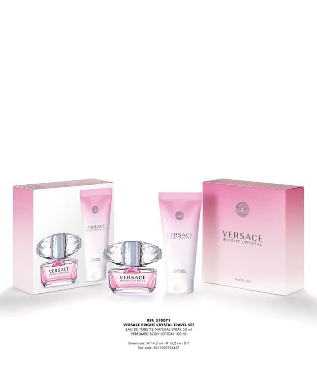 Kit Perfume Vaersace Bright Crystal Eau de Toilette 50ML+ Loção Corporal 100ml - KIT