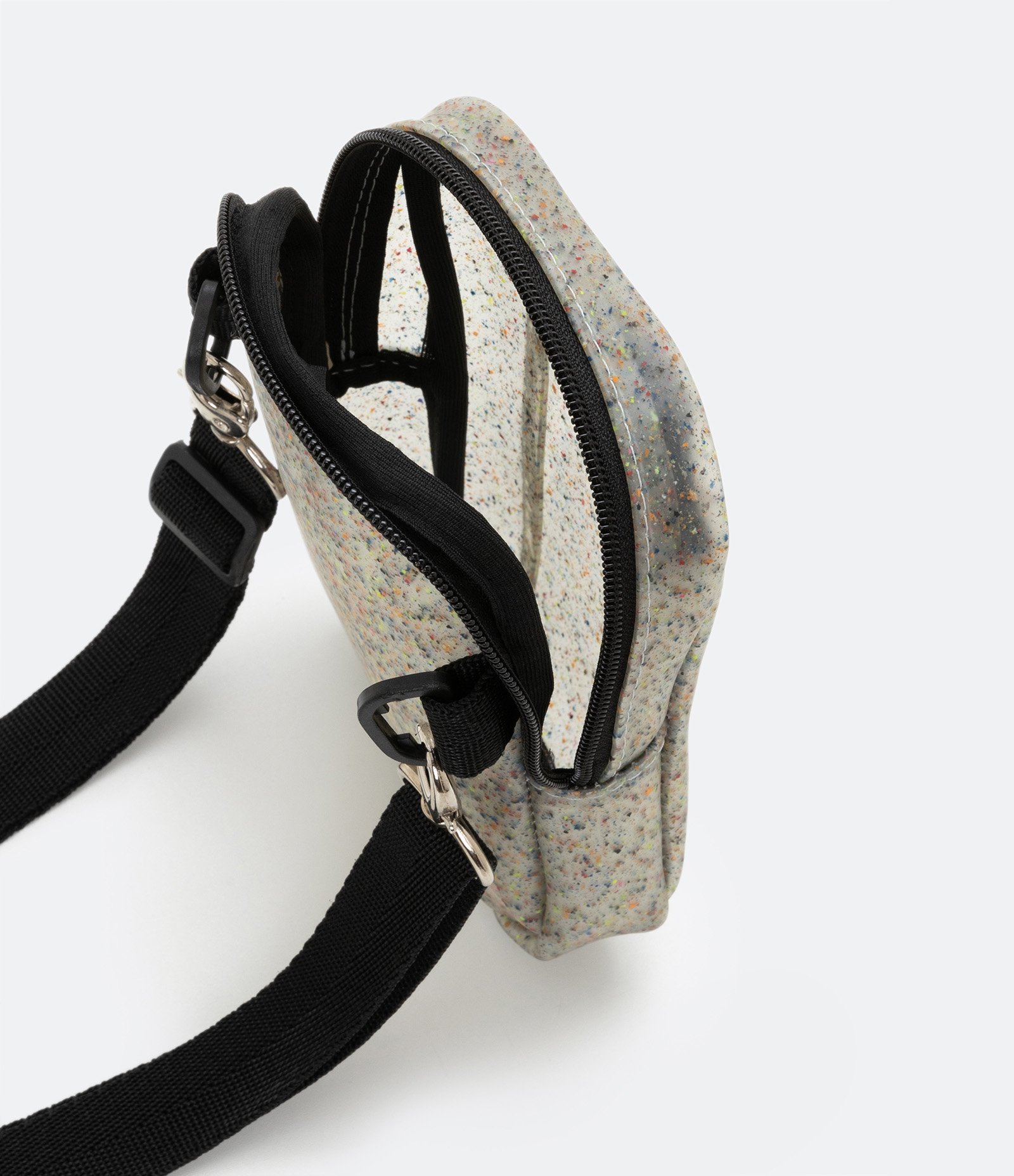 Bolsa Mini Bag com Alça Transversal e Respingos Multicores 5