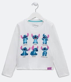 Blusa Infantil con Estampado Stitch - Talle 5 a 14 años