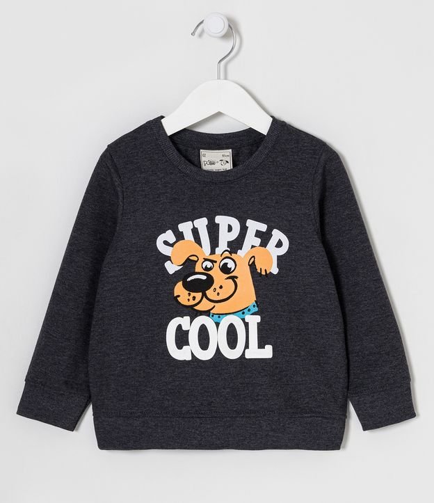 Blusão Infantil Estampa Cachorrinho - Tam 1 a 5 Anos