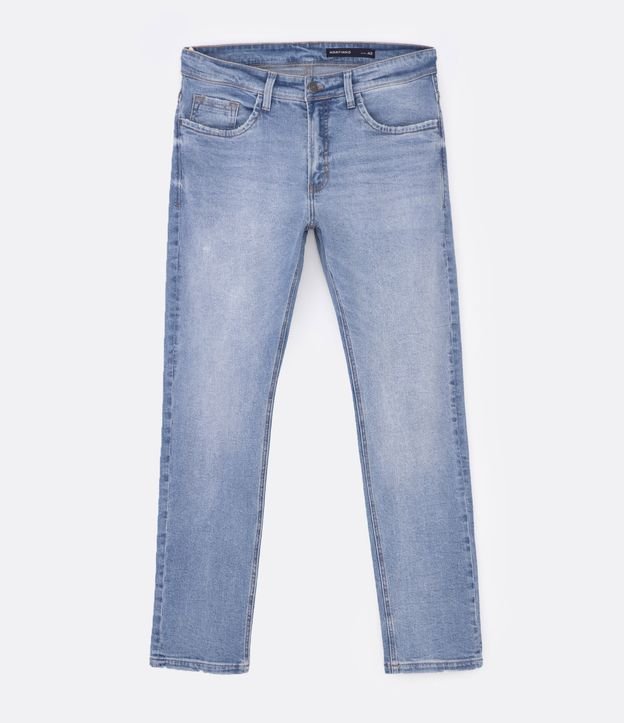 Calça Slim Jeans com Bolsos Azul 6