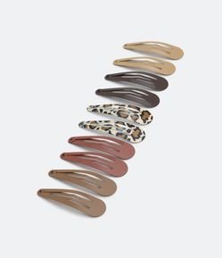 Kit 10 Presilhas de Cabelo em Metal