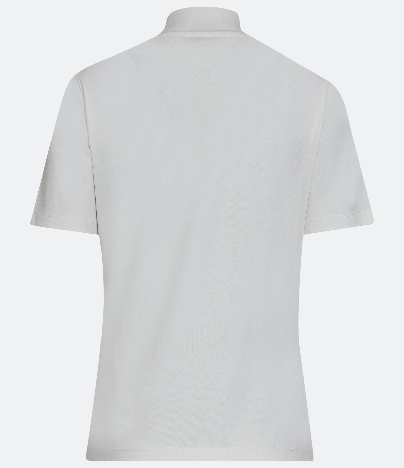 Blusa Básica em Algodão com Gola Alta Branco Neve 2
