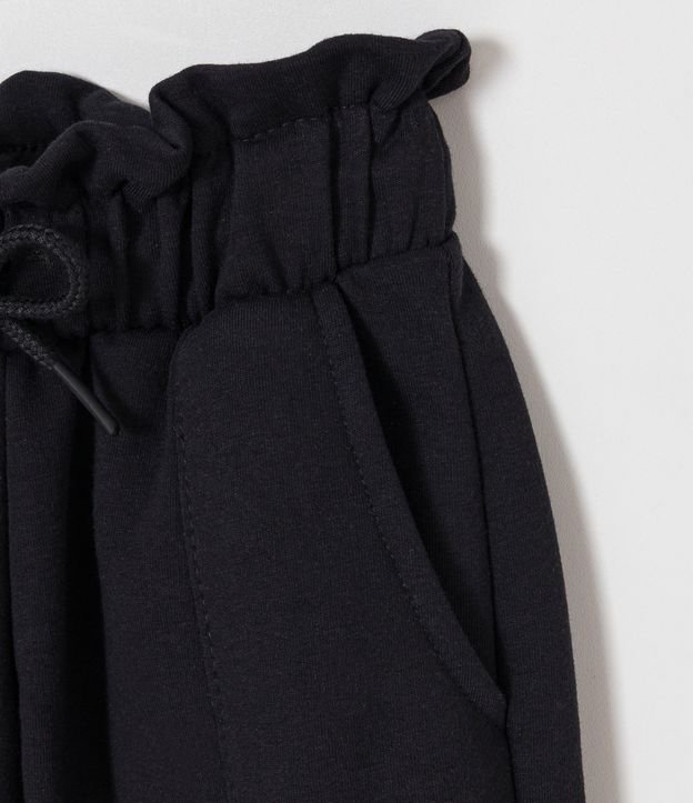 Pantalón Jogger Infantil con Bolsillos - Talle 1 a 5 años Negro 4