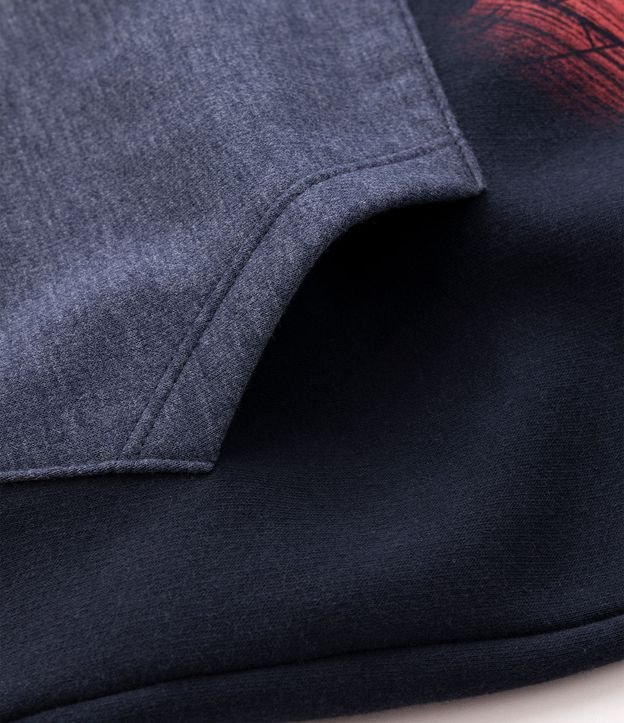Buzo Infantil en Algodón con Estampado Spider Man - Talle 3 a 10  Anos Azul 3