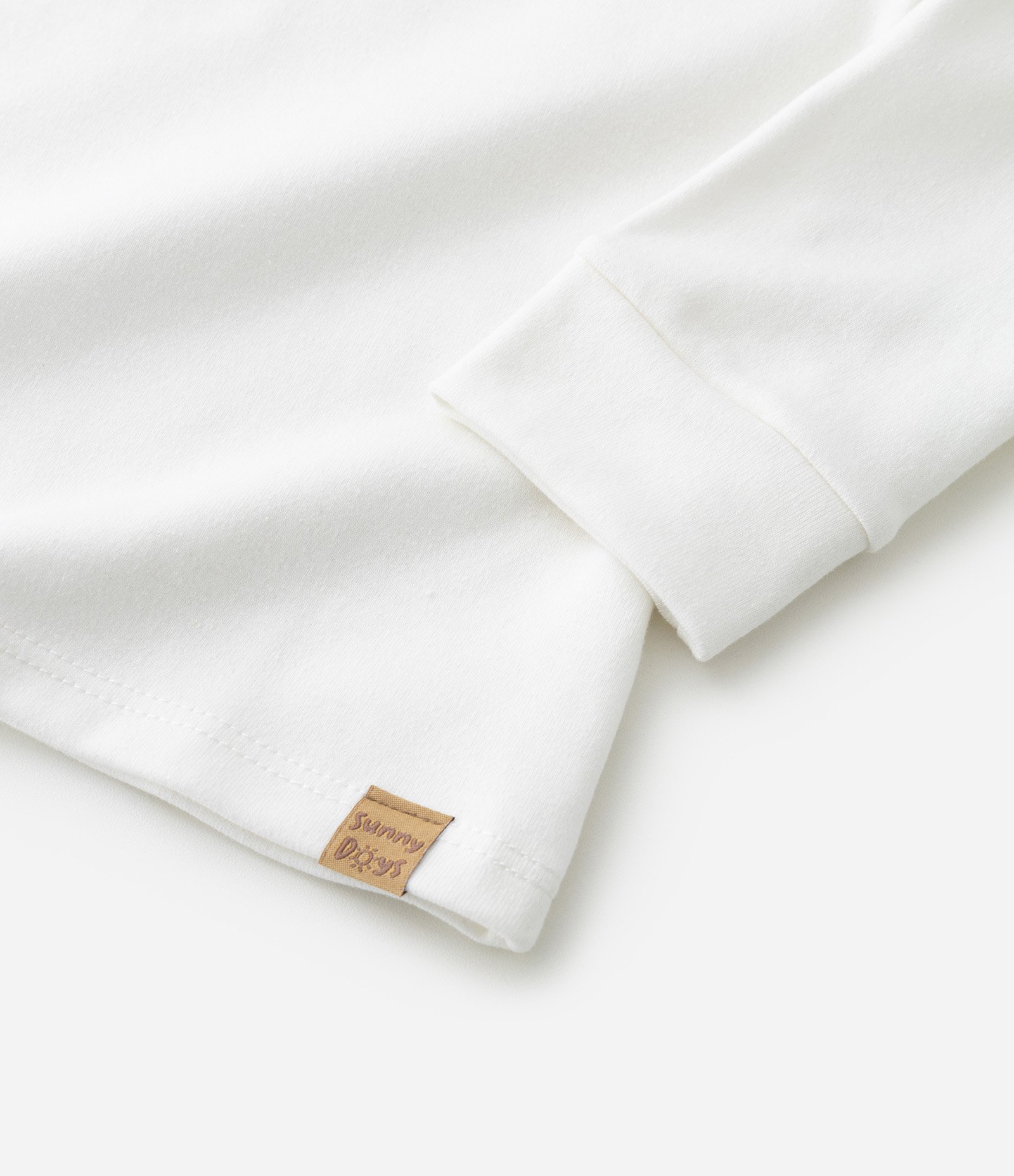 Camiseta Básica Infantil com Etiqueta na Barra- Tam 1 a 5 Anos Branco Neve 3