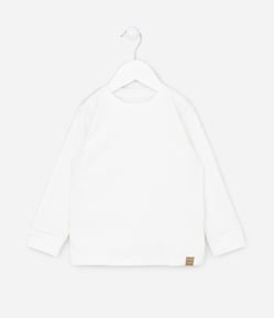 Camiseta Básica Infantil com Etiqueta na Barra- Tam 1 a 5 Anos