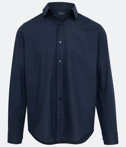 Camisa Regular Básica em Oxford