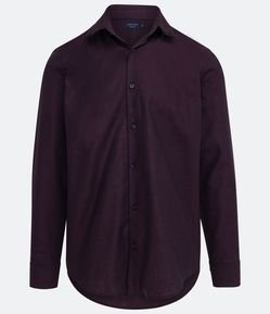 Camisa Regular Básica em Oxford
